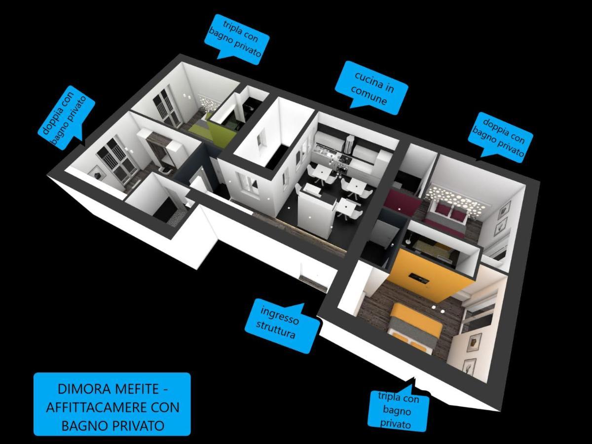 Dimora Mefite-Camere Con Bagno Privato E Self Check-In Матера Екстер'єр фото